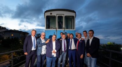 TURISMO, IL MINISTRO GARAVAGLIA CON IL SEGRETARIO DI STATO PER IL TURISMO DI SAN MARINO PEDINI AMATI LANCIANO PROGETTO DI RIPRISTINO TRENINO STORICO RIMINI-SAN MARINO