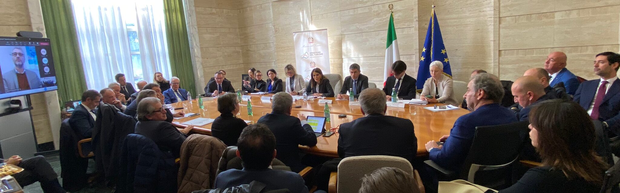 Al MiTur  il tavolo tecnico “Appennino senza neve” tra il ministro Santanchè e i rappresentanti delle Regioni. Rassegna servizi Tg