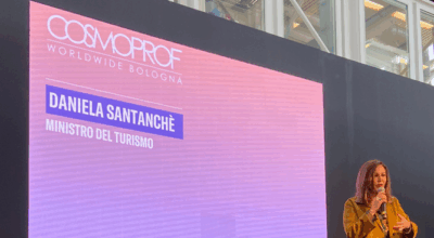 Il ministro Santanchè al taglio del nastro di Cosmoprof | La rassegna