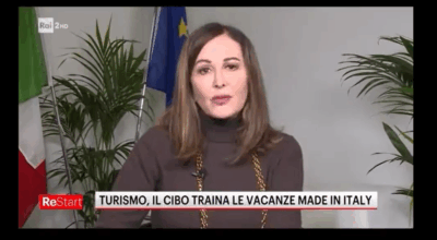 RAI 2 RESTART 3 aprile 2023 – Vinitaly – Ospite Daniela Santanchè