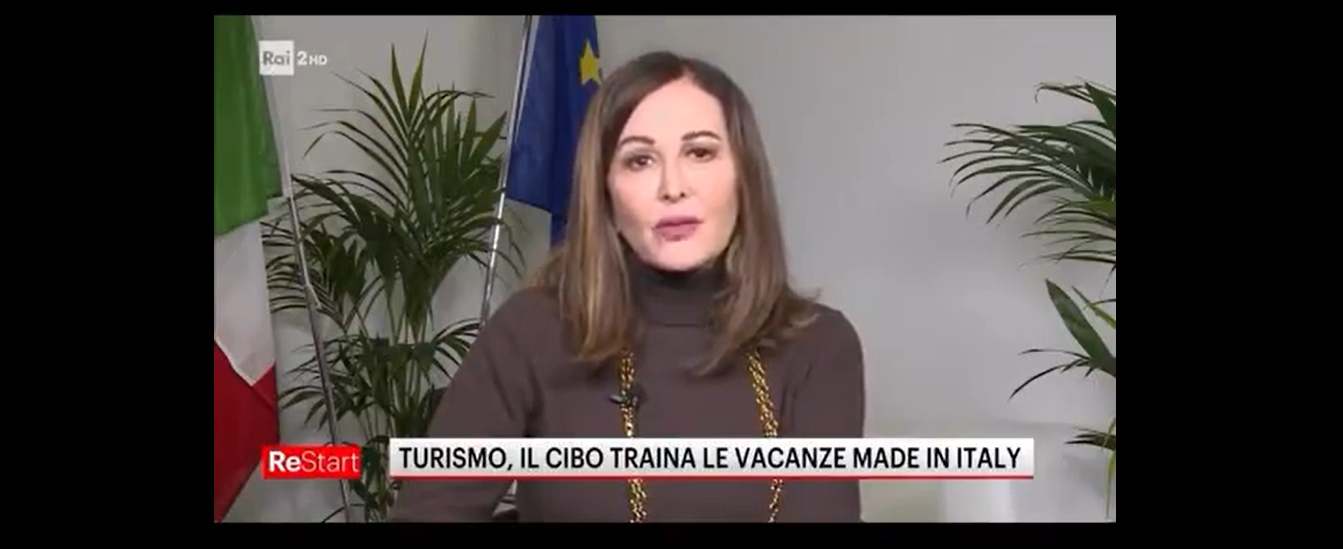 RAI 2 RESTART 3 aprile 2023 – Vinitaly – Ospite Daniela Santanchè