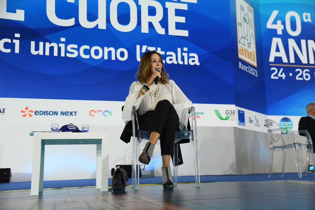 Il Ministro Daniela Santanchè alla 40esima Assemblea ANCI a Genova
