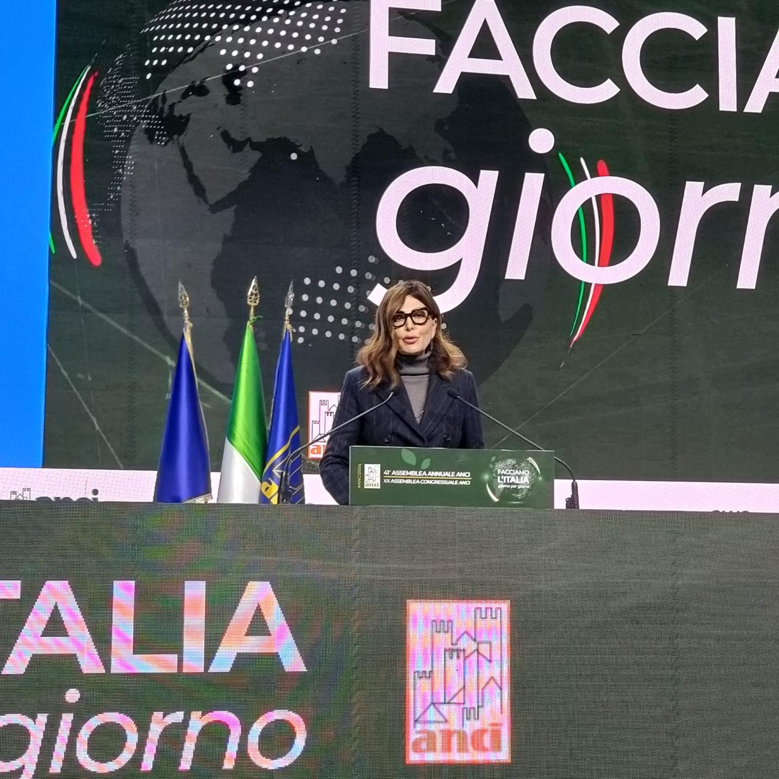 Il Ministro Santanchè alla 41a Assemblea ANCI