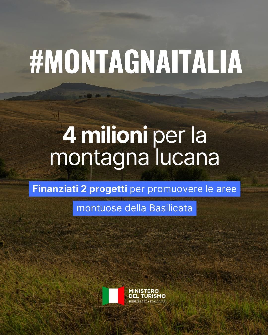 Turismo, dal Ministero 4 milioni per la montagna lucana